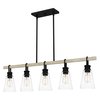 Quoizel Kingsbridge 5-Light Earth Black Island Light KGB142EK